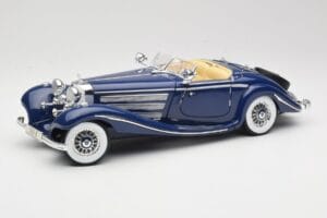 Mercedes 500K Special Roadster Albastru Maisto 1:18 56059 Metal