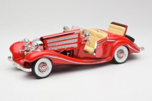Mercedes 500K Special Roadster Roșu Maisto 1:18 56058 Metal - imaginea 2 din 8