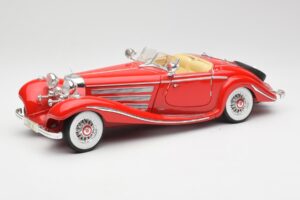 Mercedes 500K Special Roadster Roșu Maisto 1:18 56058 Metal