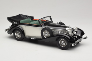 Mercedes 540K Cabriolet Negru Argintiu Cult Models 1:18 CML184-3 Metal - imaginea 4 din 6