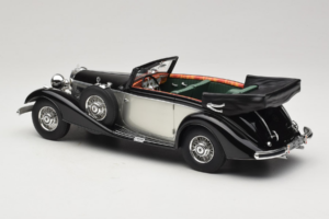 Mercedes 540K Cabriolet Negru Argintiu Cult Models 1:18 CML184-3 Metal - imaginea 5 din 6