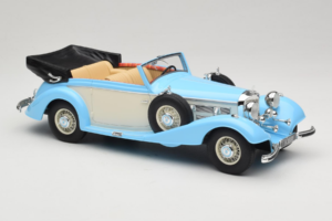 Mercedes 540K Cabriolet Albastru Alb Cult Models 1:18 CML184-2 Metal - imaginea 4 din 6