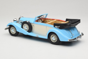 Mercedes 540K Cabriolet Albastru Alb Cult Models 1:18 CML184-2 Metal - imaginea 5 din 6
