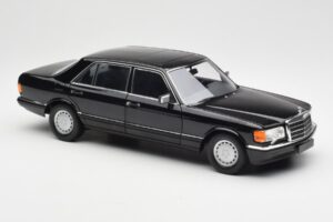 Mercedes 560 SEL W126 Negru Ediție Dealer Norev 1:18 B66040599 Metal - imaginea 6 din 8