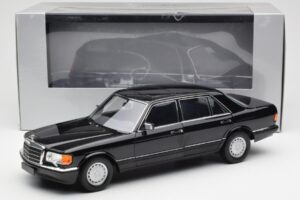 Mercedes 560 SEL W126 Negru Ediție Dealer Norev 1:18 B66040599 Metal - imaginea 8 din 8