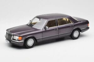 Mercedes 560 SEL W126 Violet Metallic Norev 1:18 183544 Metal