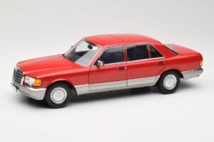Mercedes 560 SEL W126 Roșu Norev 1:18 183463 Metal