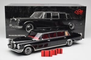 Mercedes 600 Pullman W100 Negru NZG 1:18 1071/50 Metal - imaginea 8 din 8