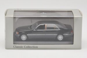 Mercedes 600 SEL W140 Black Metallic Minichamps 1:43 940035400 Metal - imaginea 4 din 4