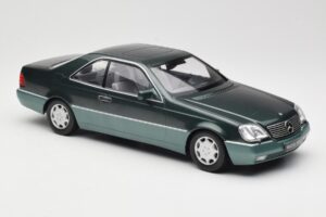 Mercedes 600 SEC W140 Coupe Green Metallic KK-Scale 1:18 KKDC180343 Metal - imaginea 4 din 6