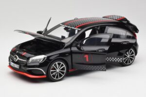 Mercedes A-Class W176 AMG Negru Norev 1:18 183596 Metal - imaginea 2 din 8