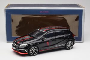 Mercedes A-Class W176 AMG Negru Norev 1:18 183596 Metal - imaginea 8 din 8