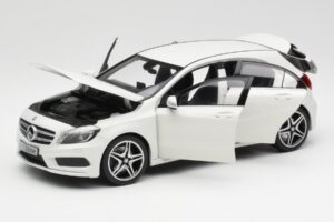 Mercedes A-Class W176 Cirrus Alb Norev 1:18 B66960126 Metal - imaginea 2 din 8