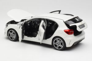 Mercedes A-Class W176 Cirrus Alb Norev 1:18 B66960126 Metal - imaginea 5 din 8