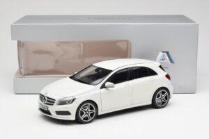 Mercedes A-Class W176 Cirrus Alb Norev 1:18 B66960126 Metal - imaginea 8 din 8