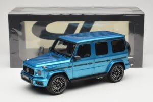 Mercedes AMG G63 W463 Hyper Blue Magno GT Spirit 1:18 GT925 Rășină - imaginea 6 din 6