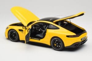 Mercedes AMG GT 43 C192 Turbo Sun Yellow NZG 1:18 B66960587 Metal - imaginea 5 din 8
