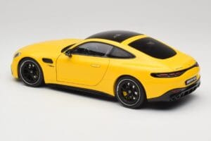 Mercedes AMG GT 43 C192 Turbo Sun Yellow NZG 1:18 B66960587 Metal - imaginea 7 din 8