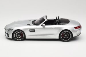 Mercedes AMG GT C Roadster R190 Argintiu Norev 1:18 183453 Metal - imaginea 3 din 6