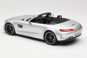 Mercedes AMG GT C Roadster R190 Argintiu Norev 1:18 183453 Metal - imaginea 5 din 6