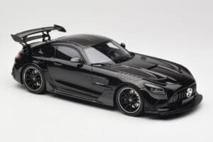 Mercedes AMG GT C190 Black Series Jet Black Metallic Minichamps 1:18 155032024 Metal - imaginea 4 din 6