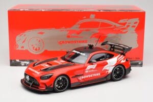 Mercedes AMG GT C190 Black Series Safety Car F1 2024 Minichamps 1:18 110032090 Metal - imaginea 8 din 8