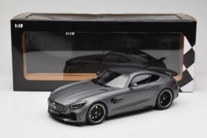 Mercedes AMG GT R C190 Gri Mat Metalizat Minichamps 1:18 155036026 Metal - imaginea 6 din 6