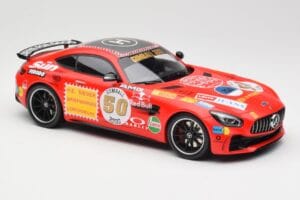 Mercedes AMG GT R C190 Auriu Rozé Minichamps 1:18 155036024 Metal - imaginea 4 din 6