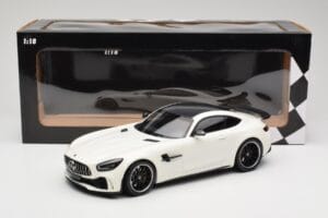 Mercedes AMG GT R C190 Alb Metalizat Minichamps 1:18 155036028 Metal - imaginea 6 din 6