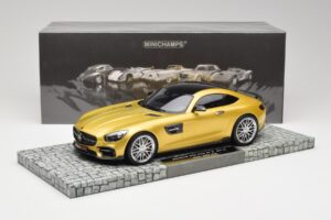 Mercedes Brabus AMG GT S C190 600 Desert Auriu Minichamps 1:18 107032522 Metal - imaginea 6 din 6