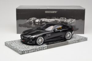 Mercedes Brabus AMG GT S C190 Obsidian Negru Minichamps 1:18 107032520 Metal - imaginea 6 din 6