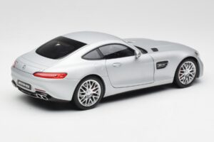 Mercedes AMG GT S C190 Designo Iridium Argintiu Magno Norev 1:18 B66960485 Metal - imaginea 3 din 8