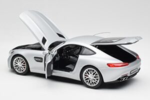 Mercedes AMG GT S C190 Designo Iridium Argintiu Magno Norev 1:18 B66960485 Metal - imaginea 5 din 8