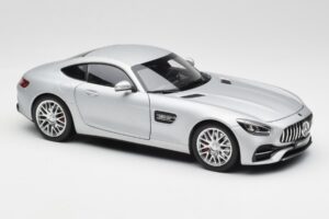 Mercedes AMG GT S C190 Designo Iridium Argintiu Magno Norev 1:18 B66960485 Metal - imaginea 6 din 8