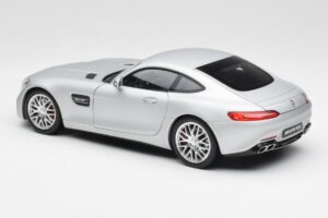 Mercedes AMG GT S C190 Designo Iridium Argintiu Magno Norev 1:18 B66960485 Metal - imaginea 7 din 8