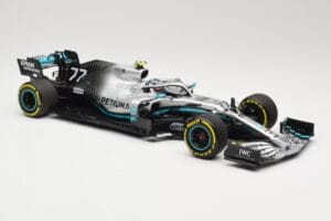 Mercedes AMG Petronas Motorsport W10 #77 V. Bottas 2nd Place Chinese GP 2019 Minichamps 1:18 110190377 Metal - imaginea 4 din 6