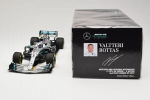 Mercedes AMG Petronas Motorsport W10 #77 V. Bottas 2nd Place Chinese GP 2019 Minichamps 1:18 110190377 Metal - imaginea 6 din 6