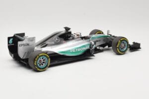 Mercedes AMG Petronas W06 Hybrid #44 L. Hamilton F1 World Champion 2015 Minichamps 1:18 186150044 Metal - imaginea 2 din 6