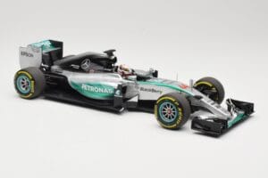 Mercedes AMG Petronas W06 Hybrid #44 L. Hamilton F1 World Champion 2015 Minichamps 1:18 186150044 Metal - imaginea 4 din 6