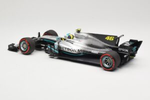 Mercedes AMG Petronas W08 V. Rossi Ride Swap Valencia December 2019 Minichamps 1:18 110191746 Metal - imaginea 5 din 6