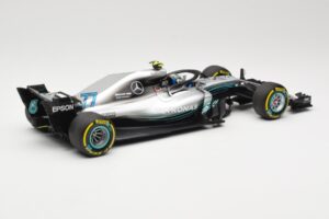 Mercedes AMG Petronas W09 #77 V. Bottas F1 2018 Minichamps 1:18 110180077 Metal - imaginea 2 din 6