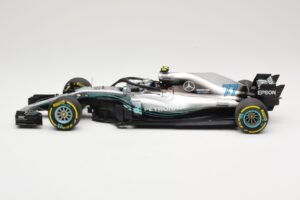 Mercedes AMG Petronas W09 #77 V. Bottas F1 2018 Minichamps 1:18 110180077 Metal - imaginea 3 din 6