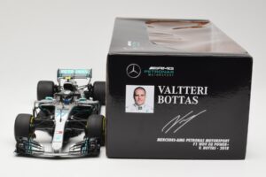 Mercedes AMG Petronas W09 #77 V. Bottas F1 2018 Minichamps 1:18 110180077 Metal - imaginea 6 din 6