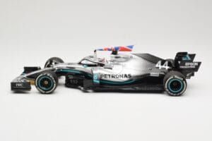 Mercedes AMG Petronas W10 #44 L. Hamilton Winner British GP 2019 Minichamps 1:18 110191044 Metal - imaginea 3 din 6