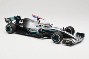 Mercedes AMG Petronas W10 #44 L. Hamilton Winner British GP 2019 Minichamps 1:18 110191044 Metal - imaginea 4 din 6