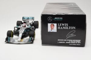 Mercedes AMG Petronas W10 #44 L. Hamilton Winner Chinese GP 2019 Minichamps 1:18 110190344 Metal - imaginea 6 din 6