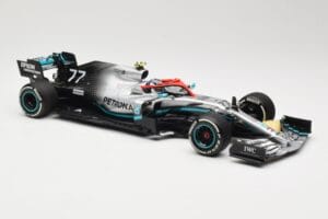 Mercedes AMG Petronas W10 #77 V. Bottas 3rd Place Monaco GP 2019 Minichamps 1:18 110190677 Metal - imaginea 4 din 6