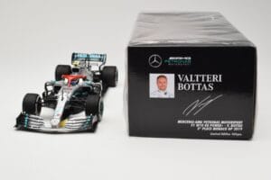 Mercedes AMG Petronas W10 #77 V. Bottas 3rd Place Monaco GP 2019 Minichamps 1:18 110190677 Metal - imaginea 6 din 6