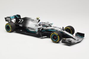 Mercedes AMG Petronas W10 #77 V. Bottas Winner USA GP 2019 Minichamps 1:18 110191877 Metal - imaginea 4 din 6