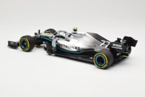 Mercedes AMG Petronas W10 #77 V. Bottas Winner USA GP 2019 Minichamps 1:18 110191877 Metal - imaginea 5 din 6
